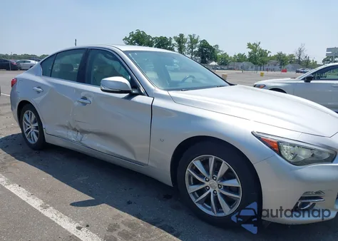 2015 Infiniti Q50 Premium from USA, damaged, VIN JN1BV7AR3FM400235